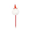 3135252734995-Stylo pompon Noël - Peluche et PU - couleurs assorties - Viquel--2
