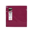 3281516220084-Pronappe - Serviette - Taille 20 x 20 cm - jetable - bordeaux (pack de 50)-P_405252002_2-7