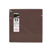 3281516220114-Pronappe - Serviette - Taille 20 x 20 cm - jetable - chocolat (pack de 50)-P_405252003_6-5