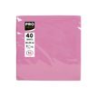 3281516238416-Pronappe - Serviette - Taille 38 x 38 cm - jetable - rose poudré (pack de 40)-P_405252157_1-0