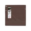 3281516238119-Pronappe - Serviette - Taille 38 x 38 cm - jetable - chocolat (pack de 40)-P_405252160_1-0