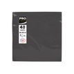 3281516238218-Pronappe - Serviette - Taille 38 x 38 cm - jetable - noir (pack de 40)-P_405252161_1-0