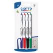 8000825065859-Giotto Robercolor – 4 Marqueurs Tableau Blanc Pointe Fine – Effaçables à Sec – Cou-P_405252963_1-0