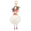 3135257904997-Porte-clés Noël Funny clips - Peluche et PU - couleurs assorties - Viquel--0