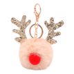 3135257904997-Porte-clés Noël Funny clips - Peluche et PU - couleurs assorties - Viquel--3