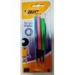 3086123732797-Lot de 3 stylos bille M10 - Bic - ecriture bleu--0