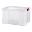 3234530008718-Sundis - Boite de rangement  Clip and Store - 45L - transparent--0
