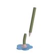 3219918230011-Roller magnétique sur socle ENZO VARINI "Daisy pen" coloris vert & bleu--6