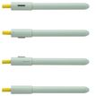 3219918250033-Stylo à bille rétractable ENZO VARINI "4 en 1 CMYK" coloris du corps vert & jaune--2