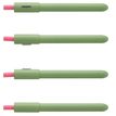 3219918250026-Stylo à bille rétractable ENZO VARINI "4 en 1 CMYK" coloris du corps vert & rose--4