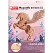 Maquette bois 3D - Licorne