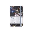 5035393496029-V&A Bookaroo - Carnet de notes de poche - A6 - floral noir--0