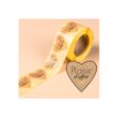 5014702151170-Plaisir d’Offrir – 500 étiquettes autocollantes cœur kraft 37 x 37 mm – rouleau pr-P_405254129_4-5