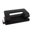 8410782199724-Perforatrice noire en métal, 2 trous, jusqu'à 12 feuilles, solide et facile à utiliser--2