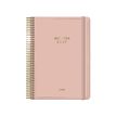 8421938131970-Agenda anual Dohe Velvet día por página con espiral 14 x 20 cm rosa--0