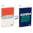 3371010547388-Quo Vadis - Agenda année scolaire - 2026-2027 - Agenda DYS - Journalier - Français - 13x21 cm - Papier Clairefontaine blanc - Fabri--0