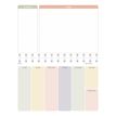 3371010543250-Quo Vadis - Agenda perpétuel - Spiralé - Semainier Horizontal - Français - Eterny - Blanc - Perpétuel - 12x17 cm - Papier Clairefontaine blanc - Fabri--2