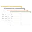 3371010541324-Quo Vadis - Agenda perpétuel - Spiralé - Semainier Horizontal - Français - Eterny - Blanc - Perpétuel - 15x21 cm - Papier Clairefontaine blanc - Fabri--2