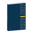 3371010542116-Quo Vadis - Agenda année scolaire - 2026-2027 - Eurotextagenda - Journalier - Multilingue - Welcome - Bleu - 12 mois de août à juillet - 12x17 cm - Papier Clairefontaine blanc - Fabri--0