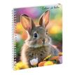 3660942090452-Cahier de textes à spirale Animaux - 17 x 22 cm - Lapin - Exacompta--0
