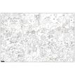 3592930011913-Coloriage géant Monde Féérique - 80 x 120 cm - Bouchut--1