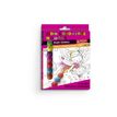 3592930012149-Coloriage nomade + crayon de couleur Féerique - 17 x 12,5 cm - Bouchut--6