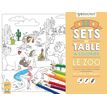 3592930023176-Sets de table à colorier Le zoo - 32 x 42 cm - Bouchut--1