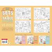 3592930023176-Sets de table à colorier Le zoo - 32 x 42 cm - Bouchut--2