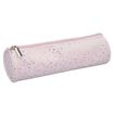 3173745255657-Trousse ronde SCHOOL Dots Glitter coloris rose clair--1
