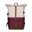 9002638430649-Sac à dos WALKER Roll Up Eco - 1 compartiment coloris popcorn & maroon --1