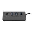 3303170118122-T'nB iClick - Hub - 4-in-1 - 3 x SuperSpeed USB 3.0 + 1 x USB-C  - aluminum-P_405256042_1-1