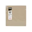 3281516238423-Pronappe - 40 Serviettes - Taille 38 x 38 cm - jetable - ficelle marron-P_405256074_3-5