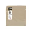 3281516220428-Pronappe - 50 Serviettes - Taille 20 x 20 cm - jetable - ficelle marron-P_405256076_4-7