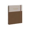 3660942090704-Agenda de bureau spiralé 16 mois Gustave - 1 semaine sur 2 pages - 21 x 29,7 cm - Taupe/G-P_405256459_1-2