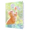 3664447220802-Agenda Chaton bulle - 1 jour par page - 12,5 x 17,5 cm - Oberthur--0