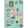 3664447220758-Agenda Road Trip - 1 semaine sur 2 pages - 10 x 15 cm - timbres - Oberthur--0
