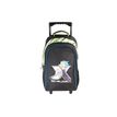 3666311038360-Sac à dos à roulettes Beyblade X - 2 compartiments - Noir - Bagtrotter--0