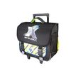 3666311038353-Cartable à roulettes Beyblade X - 38 cm - 2 compartiments - Noir - Bagtrotter--1