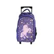 3666311037776-Sac à dos à roulettes Cybel - 2 compartiments - Violet - Bagtrotter--0