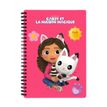 3666311033266-Cahier de texte Gabby et la maison magique - 18x22 cm - Rose - Bagtrotter--0
