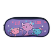 3666311038162-Trousse rectangulaire Lililou - 2 compartiments - Violet - Bagtrotter--0