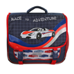 3666311037301-Cartable Phileas Voiture - 38 cm - 2 compartiments - Marine - Bagtrotter--0