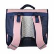 3666311037257-Cartable Phileas Cygne - 38 cm - 2 compartiments - Marine - Bagtrotter--2