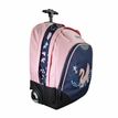 3666311037240-Sac à dos à roulettes Phileas Cygne - 2 compartiments - Marine - Bagtrotter--1