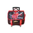 3666311038551-Cartable à roulettes Spiderman - 38 cm - 2 compartiments - Noir - Bagtrotter--0