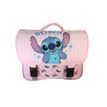 3666311040059-Cartable Stitch - 38 cm - 2 compartiments - Rose - Bagtrotter--0