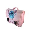 3666311040059-Cartable Stitch - 38 cm - 2 compartiments - Rose - Bagtrotter--1