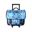 3666311039961-Cartable à roulettes Stitch - 38 cm - 2 compartiments - Bleu - Bagtrotter--0