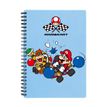 3666311036991-Cahier de texte Super Mario - 18x22 cm - Bleu - Bagtrotter--0