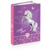 3661507555096-Agenda rembordé Bella Sara - 1 jour par page - 12x17 cm - 2 décors assortis - Kid'Abord--1
